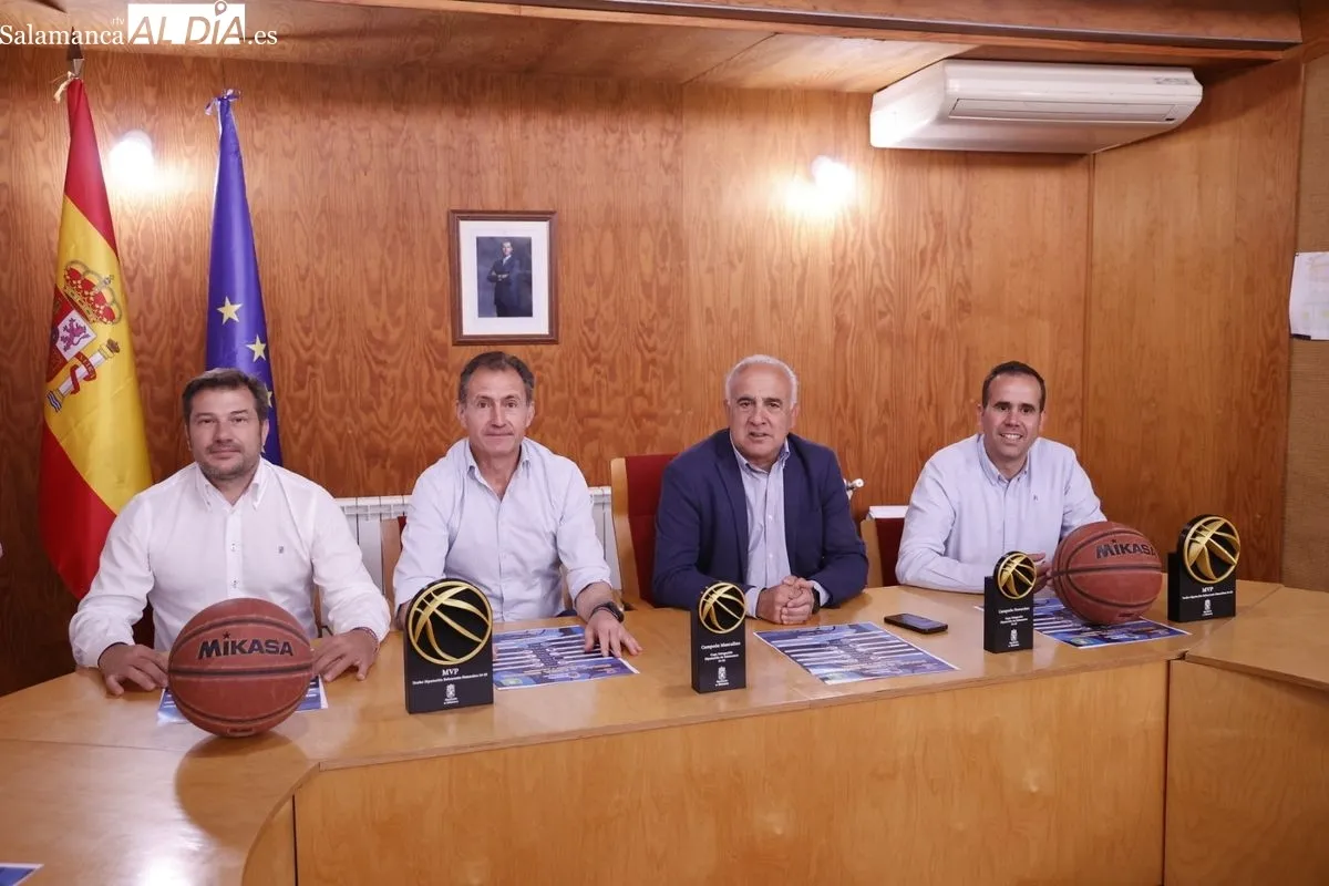 Presentación en Aldeatejada de la Final Four de la Liga Provincial de Baloncesto Senior Diputación de Salamanca. Foto de David Sañudo