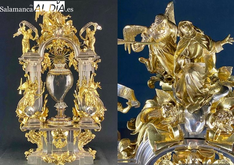 Relicario del corazón de Santa Teresa: joya barroca en Alba de Tormes