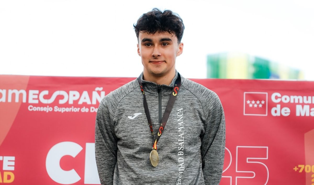 Rodrigo Fito Pérez logra el oro para la USAL en el Campeonato de España Universitario de Atletismo