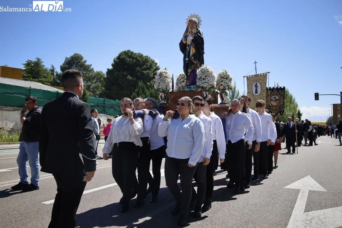 La procesión de San José Obrero recorre Salamanca en honor a los trabajadores | FOTOS: David Domínguez