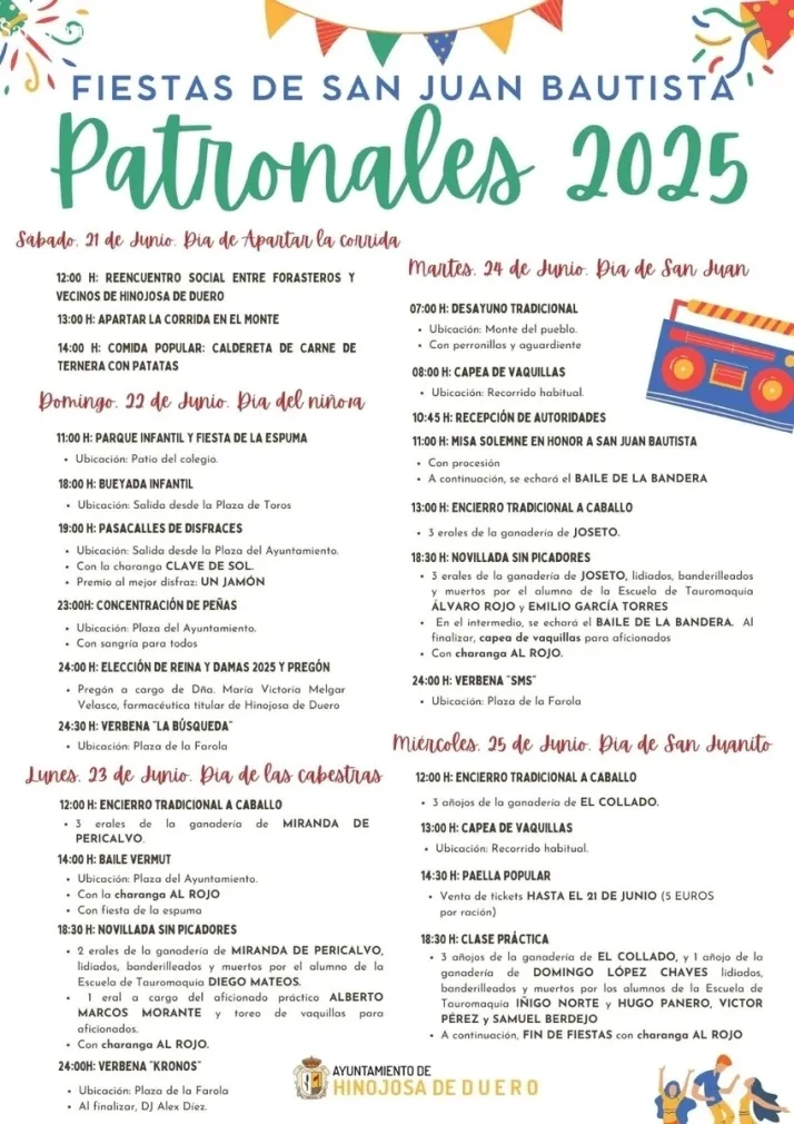 Hinojosa de Duero se prepara para vivir sus fiestas de San Juan entre la tradición ancestral y la devoción popular | Imagen 1