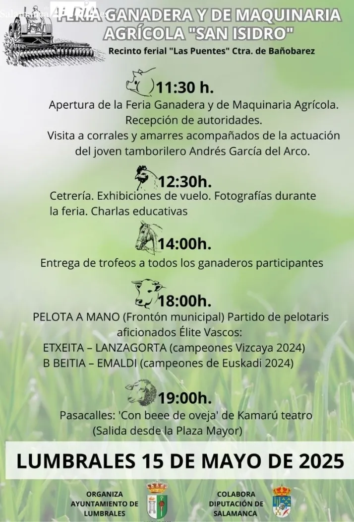 Lumbrales potencia la tradicional feria ganadera y de maquinaria agrícola | Imagen 1