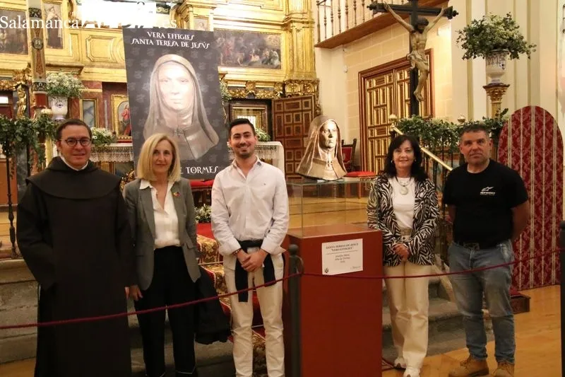 Foto 10 - Jennifer Mann presenta en Alba de Tormes el rostro reconstruido de Santa Teresa de Jes&uacute;s