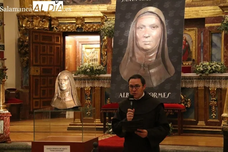 Foto 8 - Jennifer Mann presenta en Alba de Tormes el rostro reconstruido de Santa Teresa de Jes&uacute;s