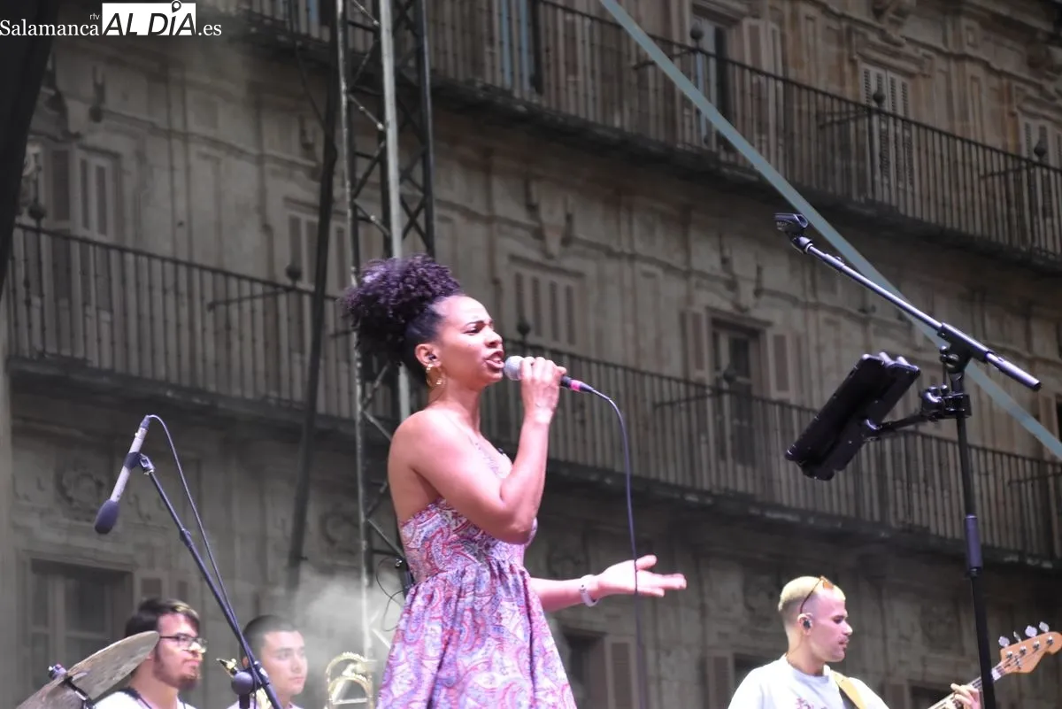 Concierto de Upperlips en la Plaza Mayor dentro del FÁCYL. Foto de Miguel González