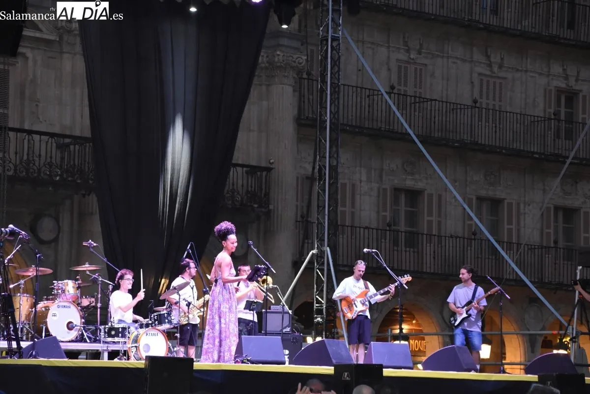 Concierto de Upperlips en la Plaza Mayor dentro del FÁCYL. Foto de Miguel González