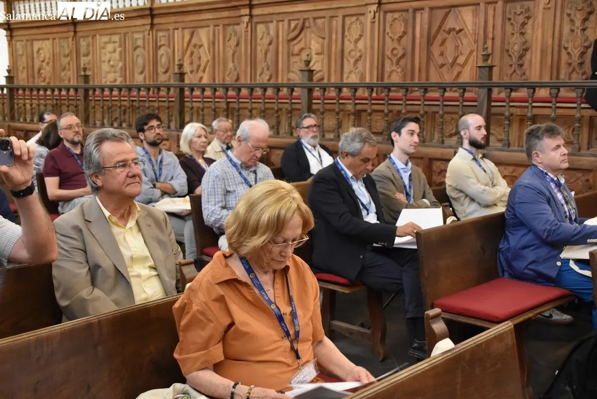 Encuentro en la UPSA que conmemora el 40º aniversario de la revista Diálogo Filosófico. Foto de Vanesa Martins