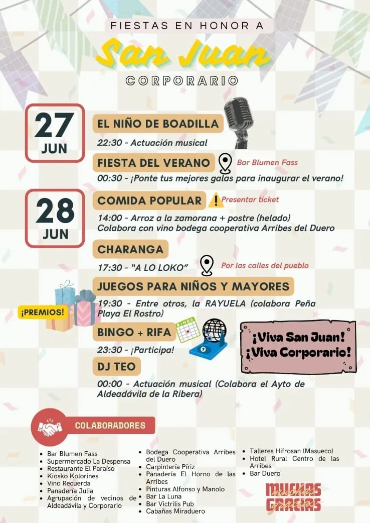 Foto 2 - La iniciativa vecinal llenar&aacute; Corporario de m&uacute;sica y tradici&oacute;n en las fiestas de San Juan