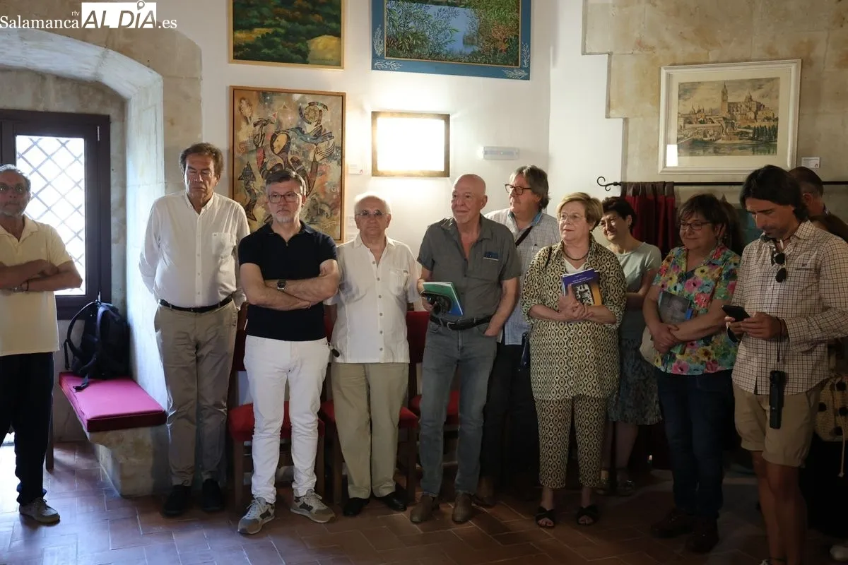 El Centro de Estudios Salmantinos inaugura un nuevo acceso a la torre del Clavero desde la plaza de Colón | FOTOS: David Sañudo 