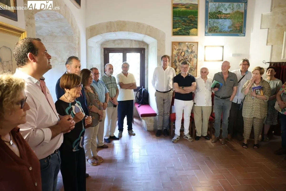 El Centro de Estudios Salmantinos inaugura un nuevo acceso a la torre del Clavero desde la plaza de Colón | FOTOS: David Sañudo 
