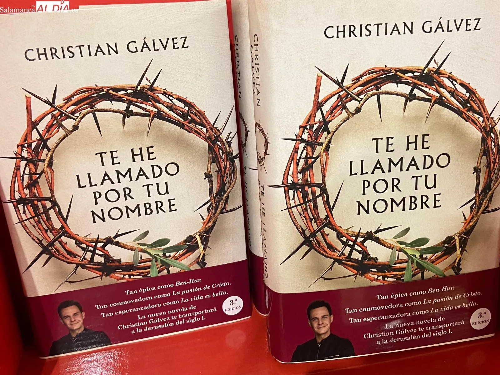 Christian Gálvez junto a Jero Hernández en la presentación del libro en Salamanca | FOTOS: Vanesa Martins 