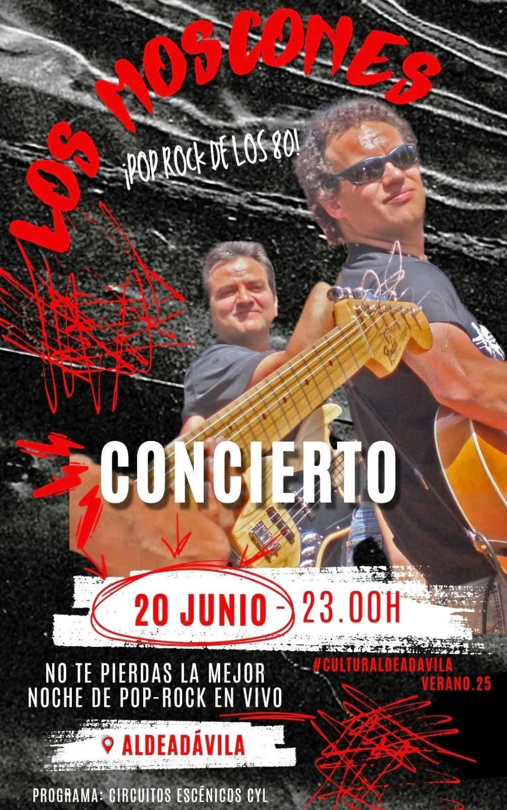 Foto 3 - 'CulturAldead&aacute;vila 2025' enciende el verano este viernes con la energ&iacute;a de Los Moscones y una agenda repleta de actividades