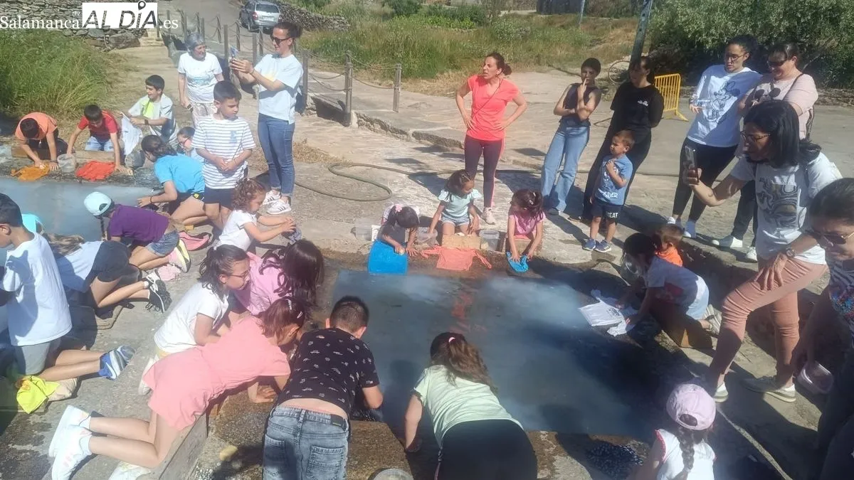 Foto 7 - El agua protagoniza el D&iacute;a de las Lavanderas para diversi&oacute;n de los ni&ntilde;os y ni&ntilde;as de Lumbrales