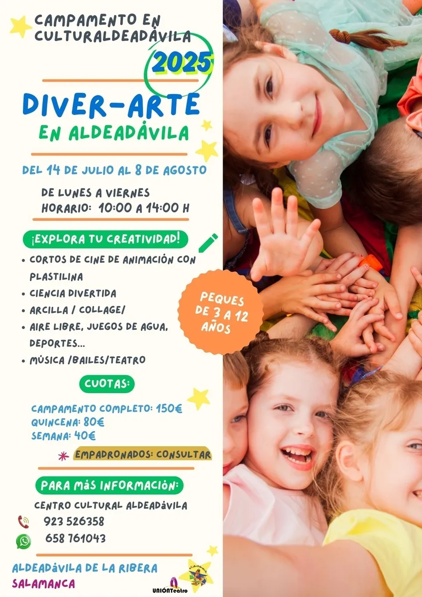 Foto 2 - Aldead&aacute;vila organiza el campamento 'Diver-Arte' para ni&ntilde;os de 3 a 12 a&ntilde;os este verano