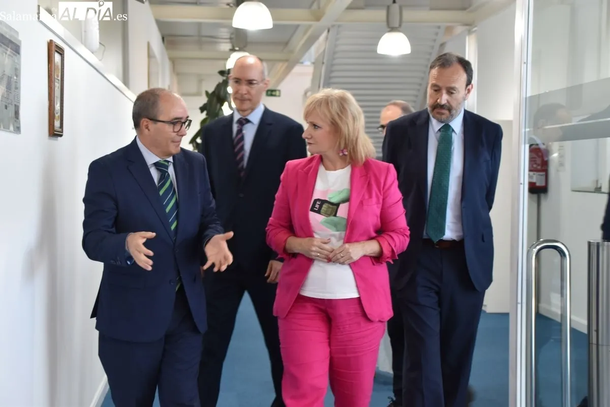 Aldeatejada se consolida como epicentro tecnológico de CyL con 300 millones de euros de inversión y 2.850 empleos | FOTOS: Vanesa Martins 
