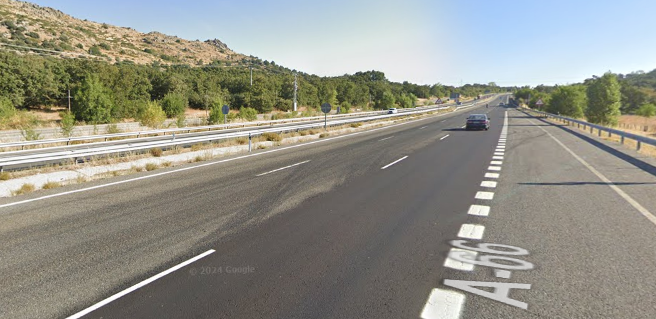 Accidente en la A-66 en Béjar: un atrapado tras chocar