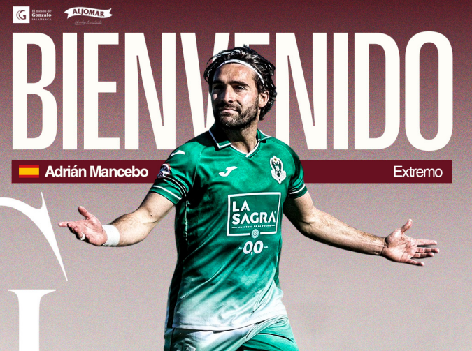 Adrián Mancebo, nuevo fichaje del Salamanca UDS 2025/26