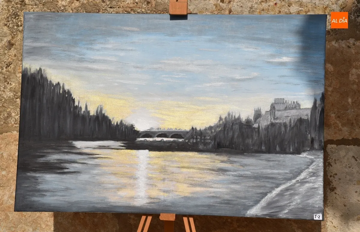 Foto 2 - Francisco Tom&aacute;s Medina P&eacute;rez repite victoria en el Concurso de Pintura R&aacute;pida al Aire Libre