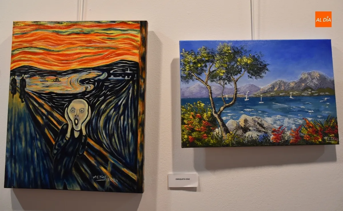 Foto 5 - Abierta la muestra del Taller de Pintura, que va sumando alumnos de la comarca
