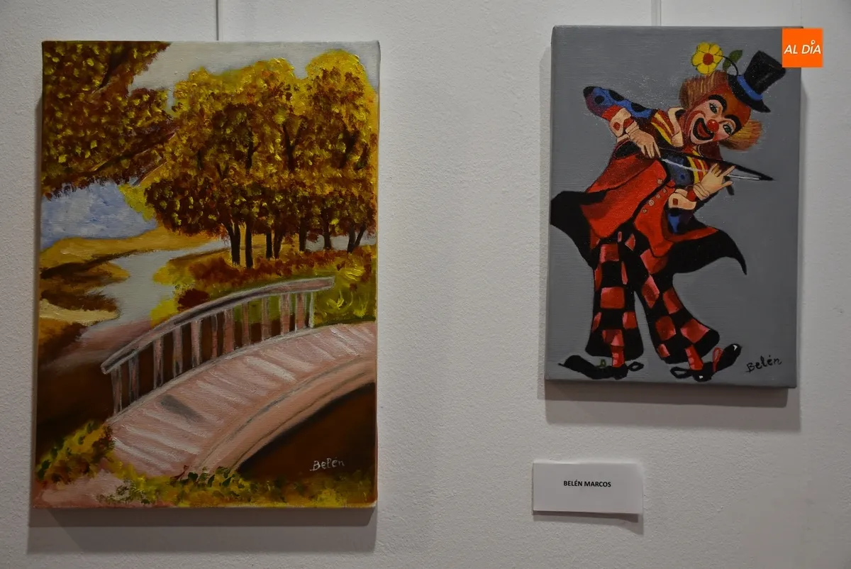 Foto 8 - Abierta la muestra del Taller de Pintura, que va sumando alumnos de la comarca