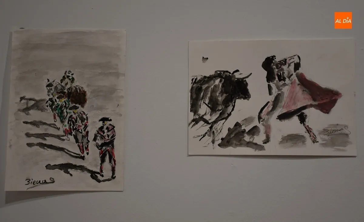 Foto 10 - Abierta la muestra del Taller de Pintura, que va sumando alumnos de la comarca