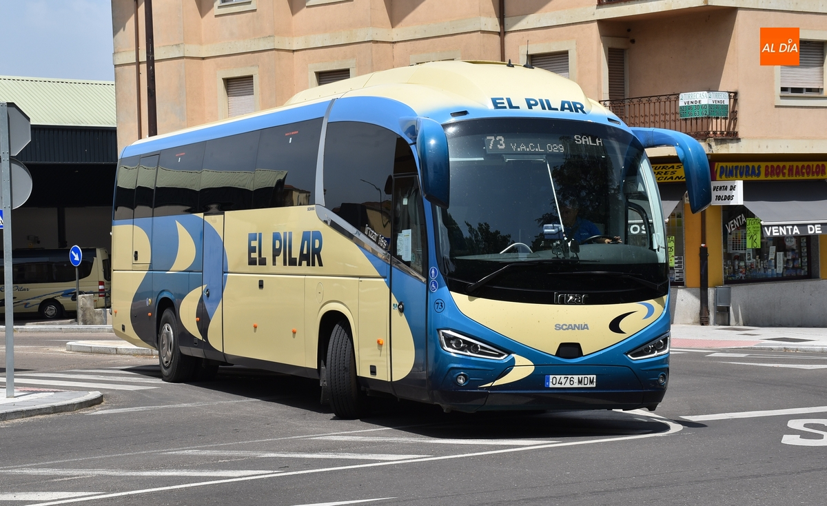 La línea de bus Ciudad Rodrigo-Salamanca tendrá horarios especiales este jueves