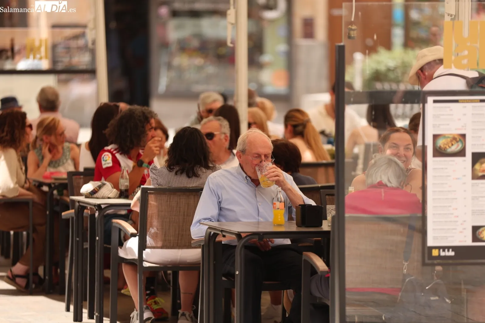 Foto 7 - El calor aprieta en Salamanca y las terrazas se llenan de vida