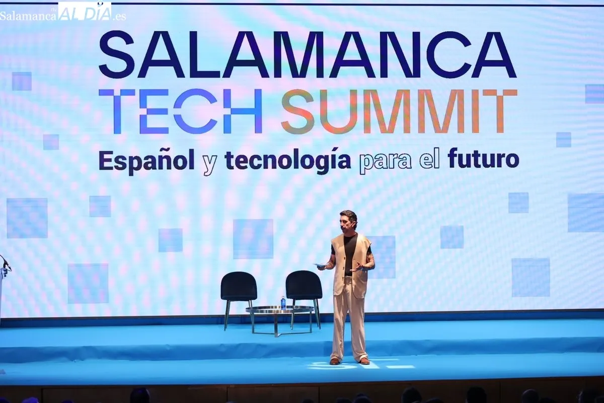 Marron durante su ponencia en Salamanca Tech Summit | FOTOS: David Sañudo 