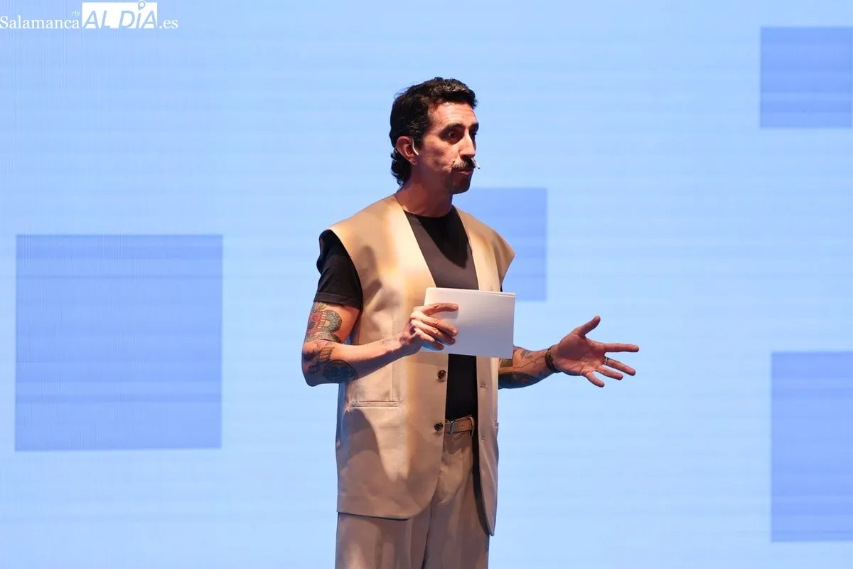 Marron durante su ponencia en Salamanca Tech Summit | FOTOS: David Sañudo 