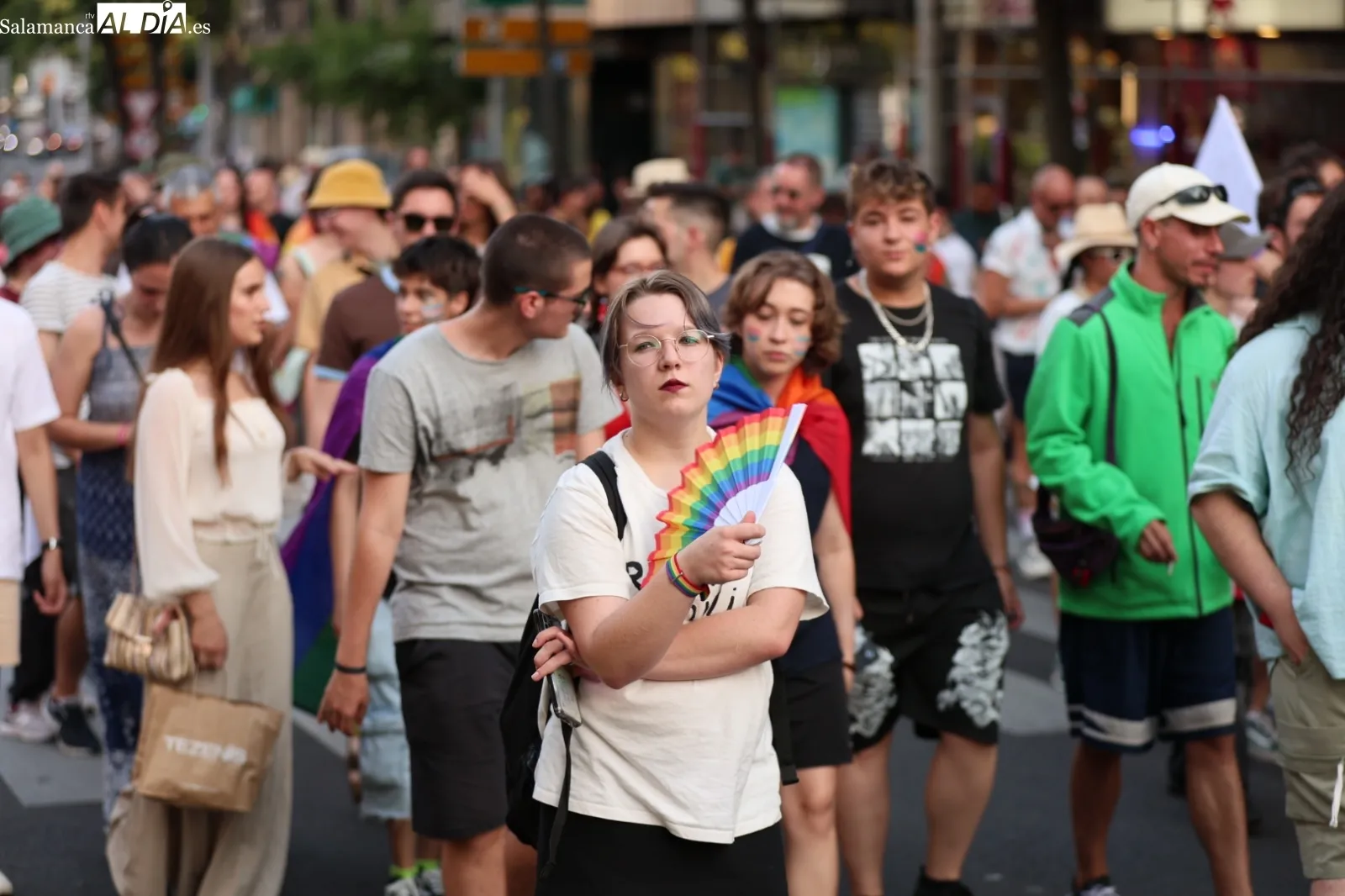 Foto 7 - La manifestaci&oacute;n del Orgullo Charro LGTB+ 2025 recorre Salamanca con una fuerte carga reivindicativa (FOTOS)