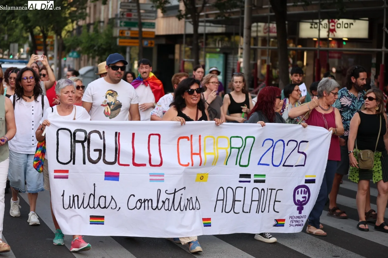 Foto 5 - La manifestaci&oacute;n del Orgullo Charro LGTB+ 2025 recorre Salamanca con una fuerte carga reivindicativa (FOTOS)