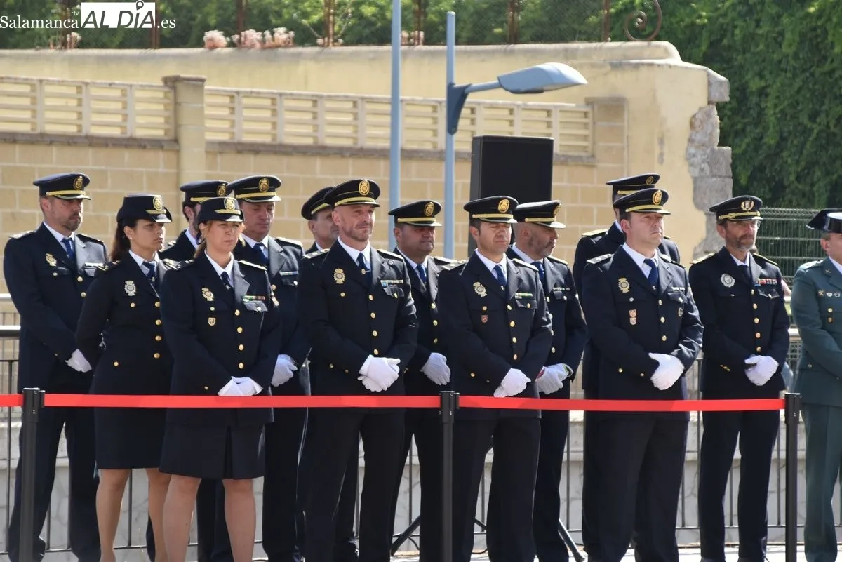 Día de las víctimas del terrorismo en la Policía Nacional en Salamanca. Foto de Miguel González