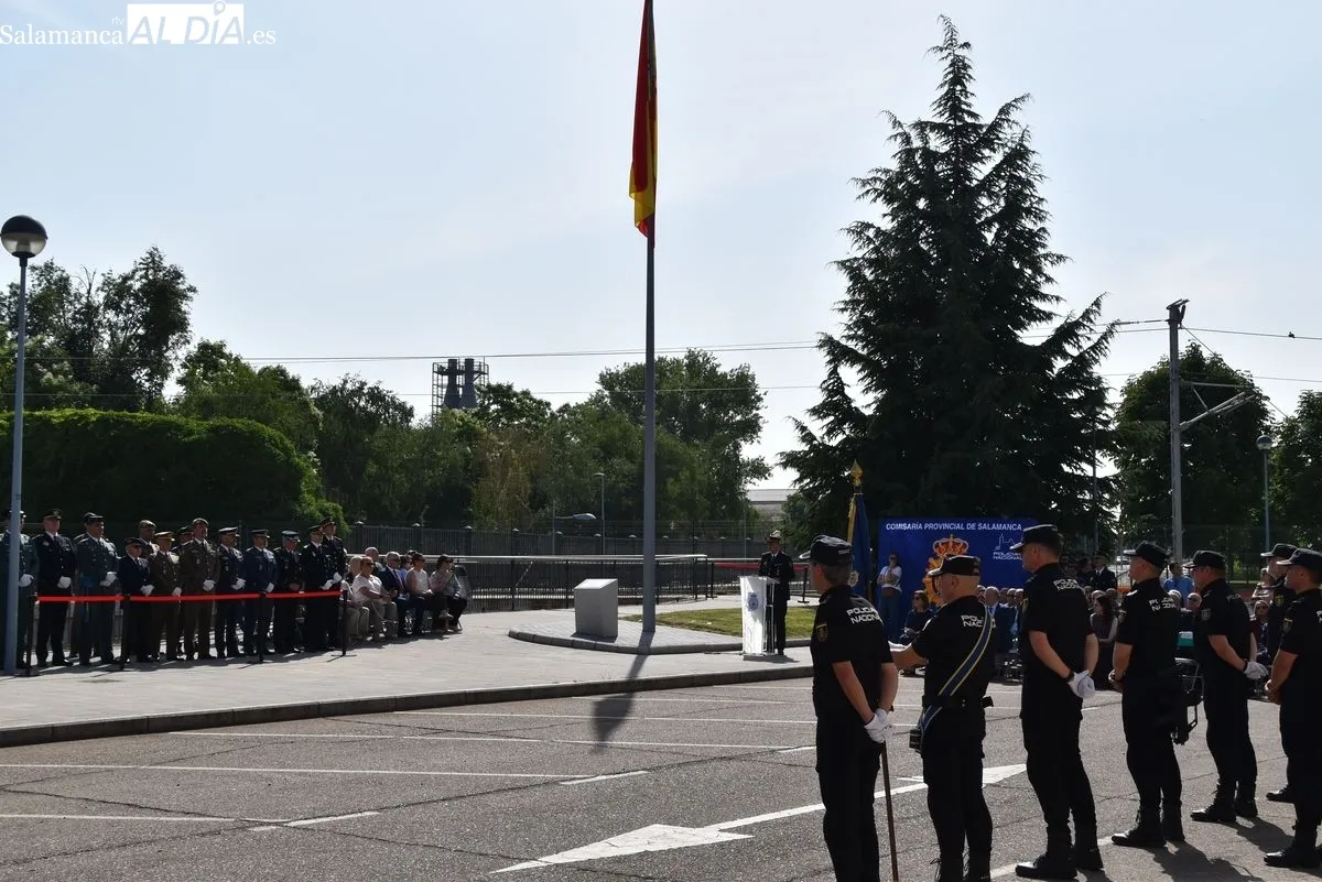 Día de las víctimas del terrorismo en la Policía Nacional en Salamanca. Foto de Miguel González