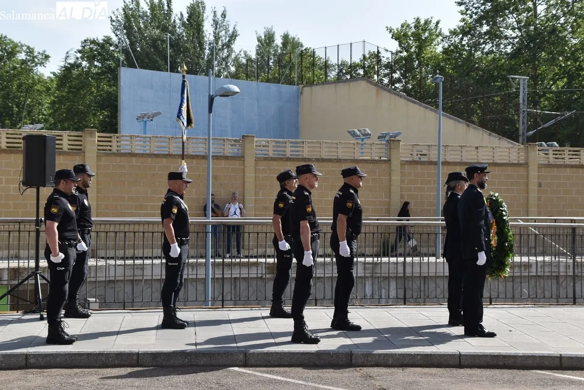 Día de las víctimas del terrorismo en la Policía Nacional en Salamanca. Foto de Miguel González