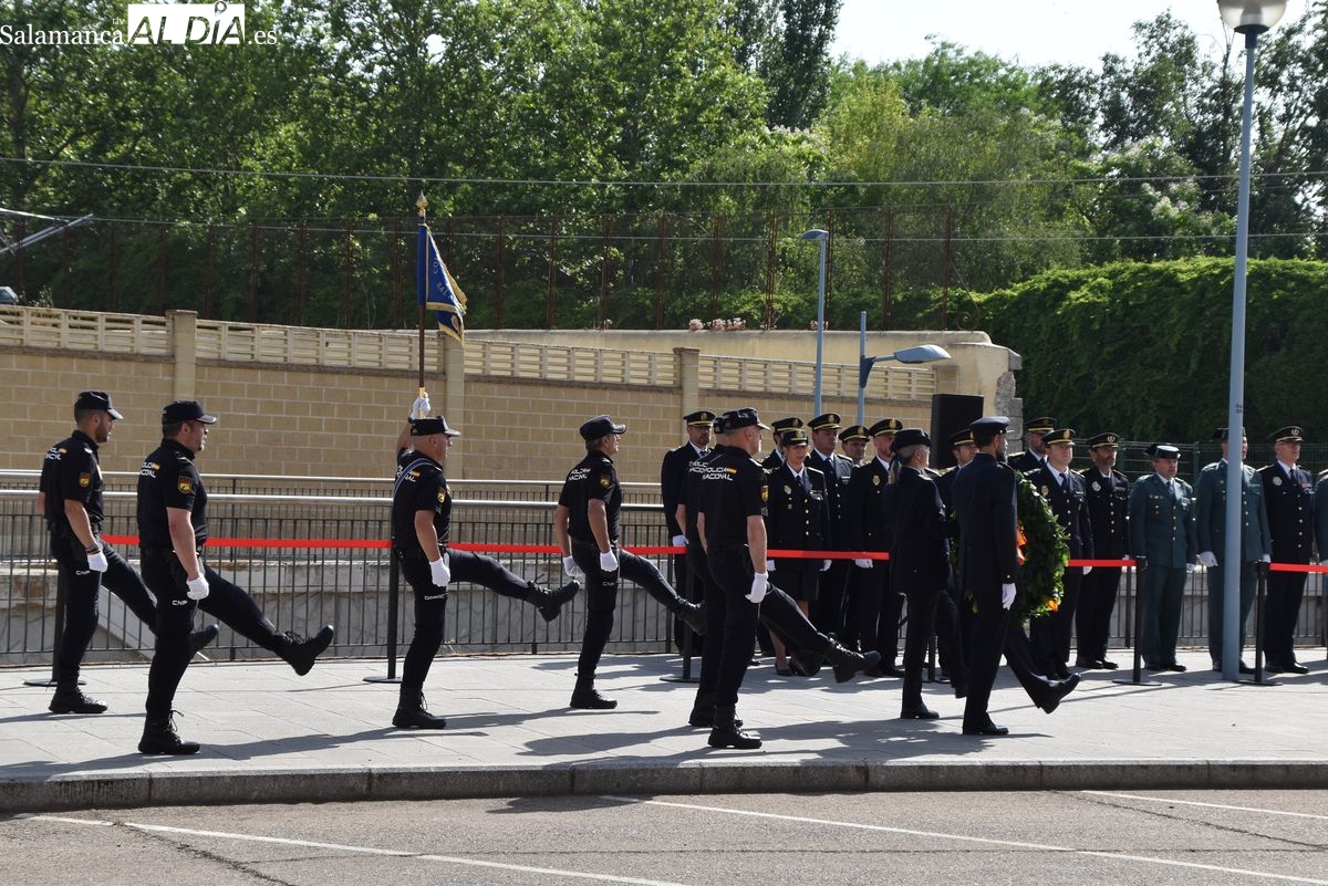 VÍDEO y FOTOS | La Policía Nacional honra en Salamanca la memoria de sus víctimas del terrorismo