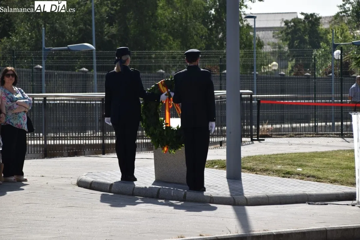 Día de las víctimas del terrorismo en la Policía Nacional en Salamanca. Foto de Miguel González