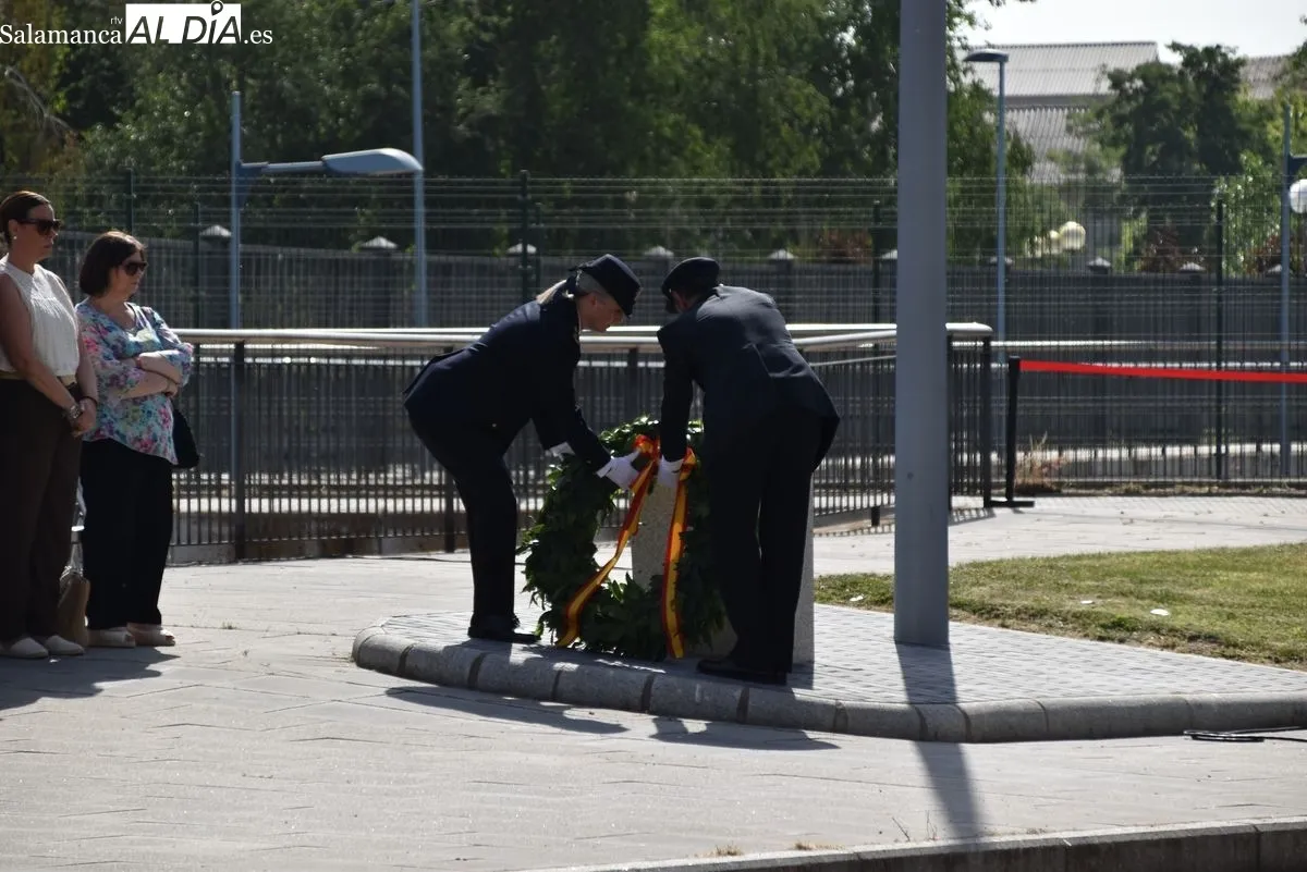 Día de las víctimas del terrorismo en la Policía Nacional en Salamanca. Foto de Miguel González