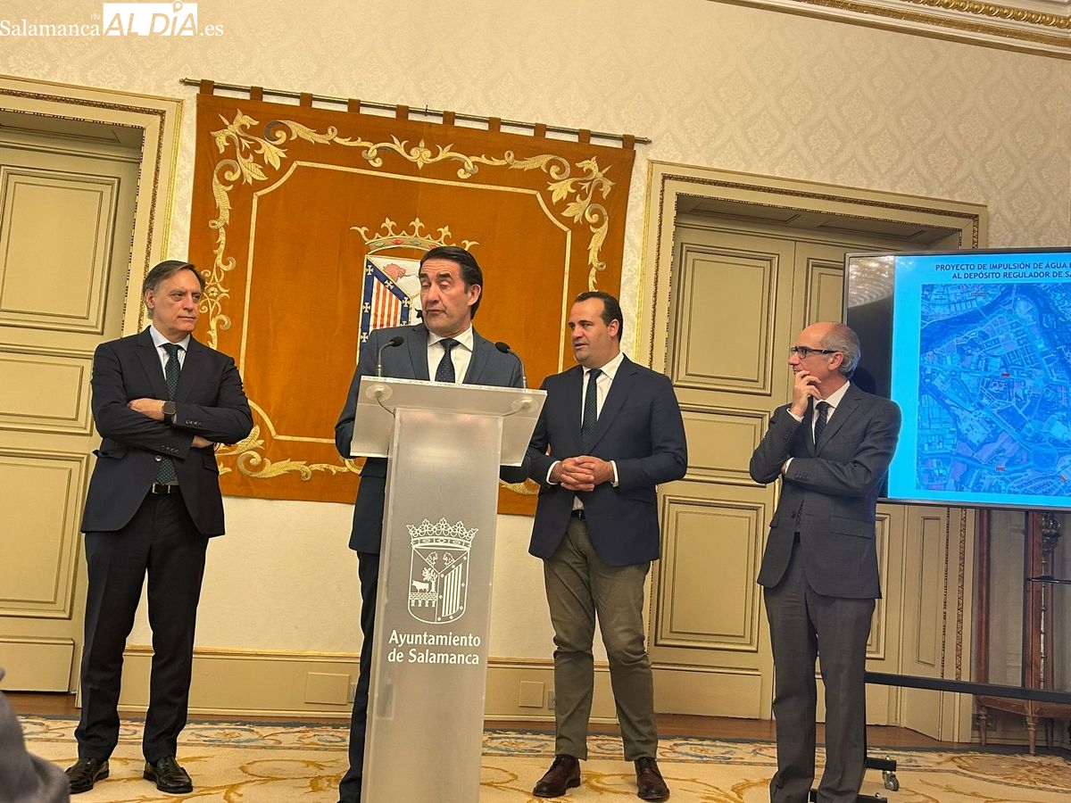 Convenio abastecimiento agua a Santa Marta desde Salamanca