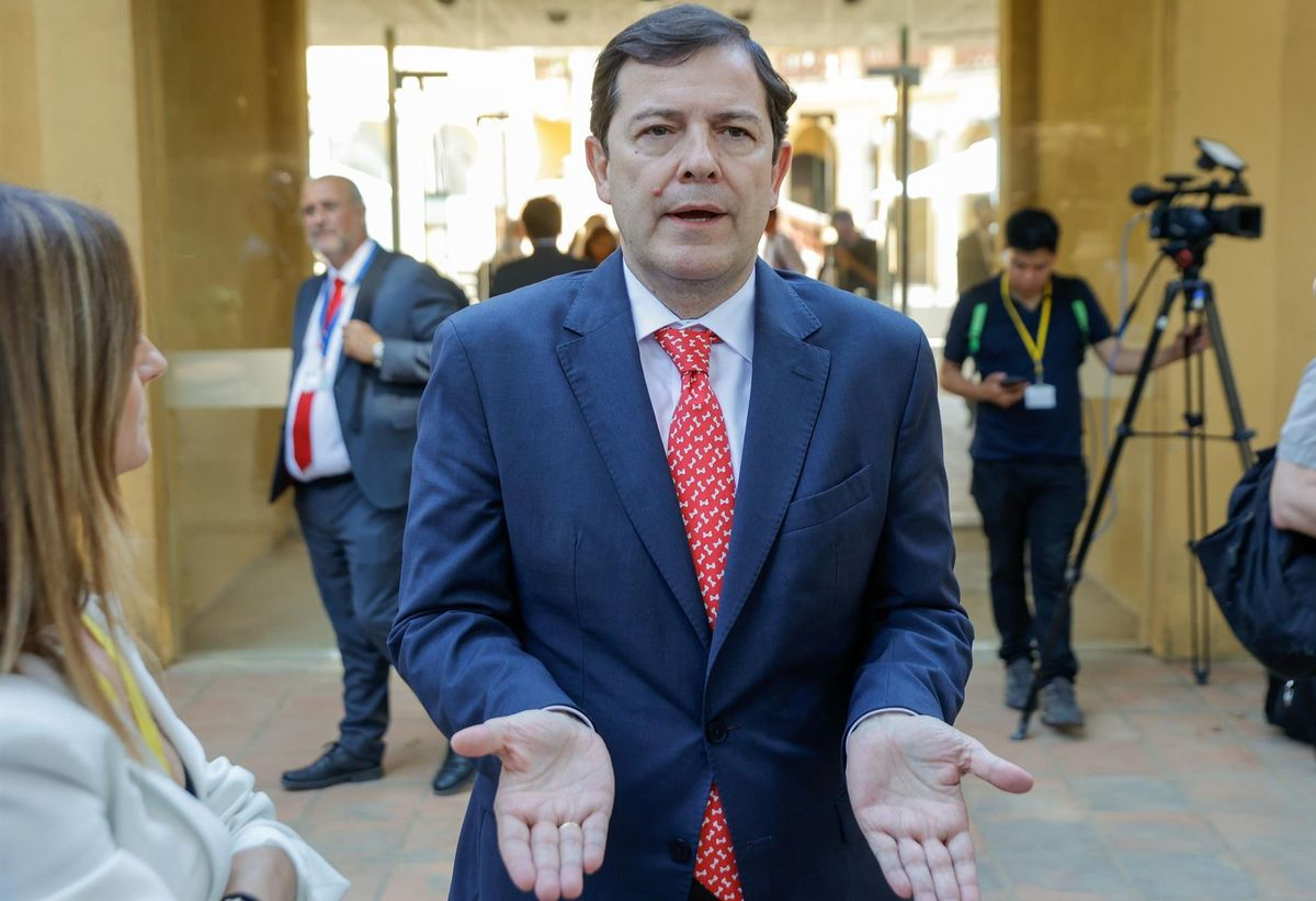 Mañueco admite distintas sensibilidades en el PP, pero cree que todos los barones apoyan el liderazgo de Feijóo