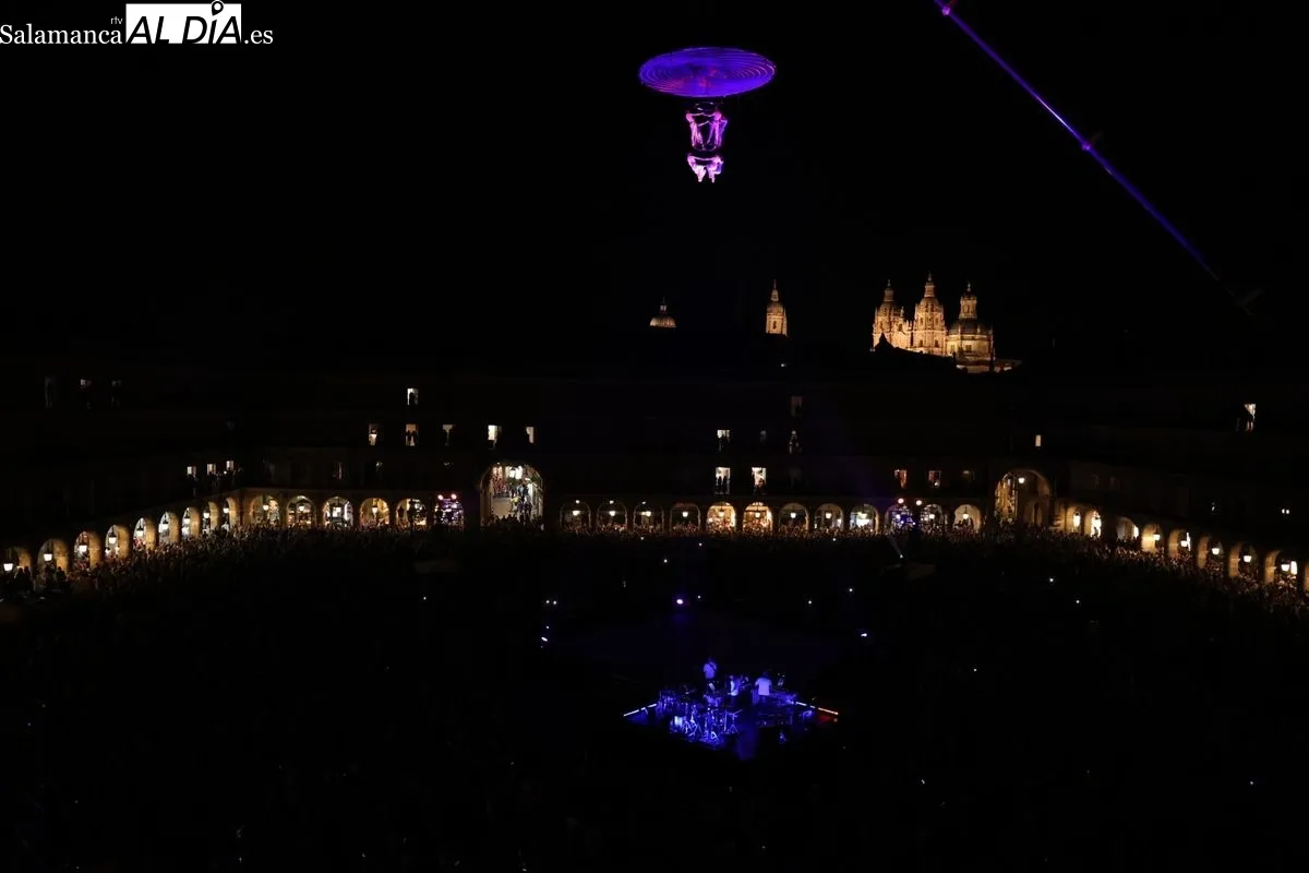 Nexus conquista la Plaza Mayor de Salamanca en su estreno. Foto de David Sañudo