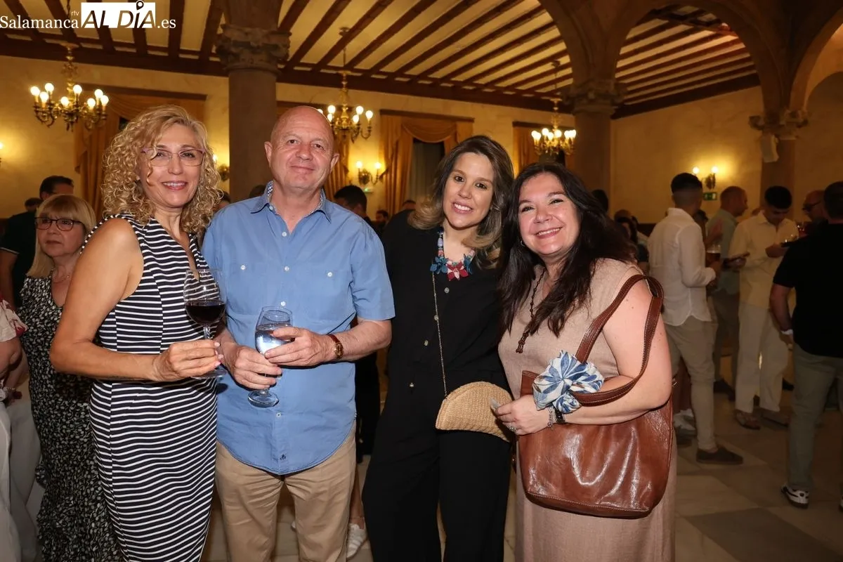 Celebración en el Palacio de Figueroa tras la III Gala AL DÍA con el Deporte Salmantino, organizada por SALAMANCArtv AL DÍA. Foto de David Sañudo