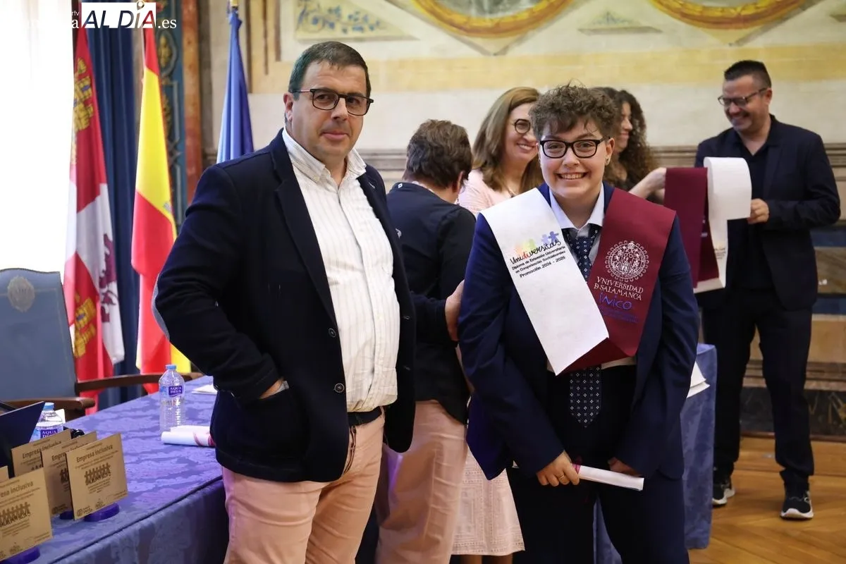 Graduación de los alumnos de la séptima promoción del programa UNIdiVERSITAS. Foto: David Sañudo