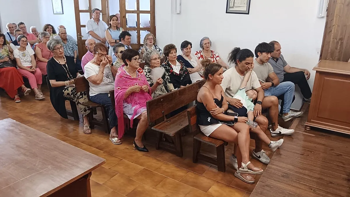 Homenaje a María José Calderero, enfermera en  Fuenteguinaldo
