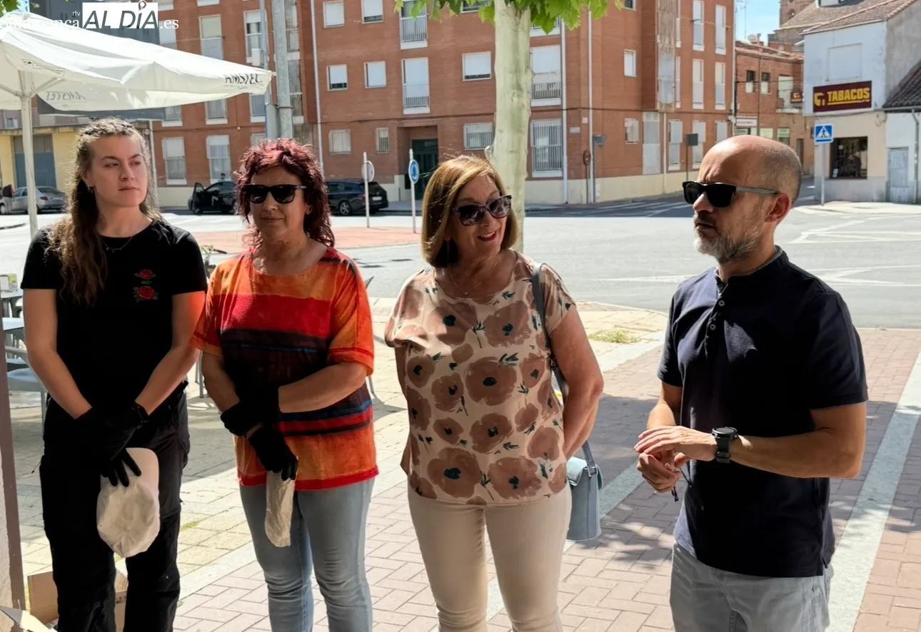 Recogida ‘unidos contra la basuraleza’ en el barrio de San Lázaro