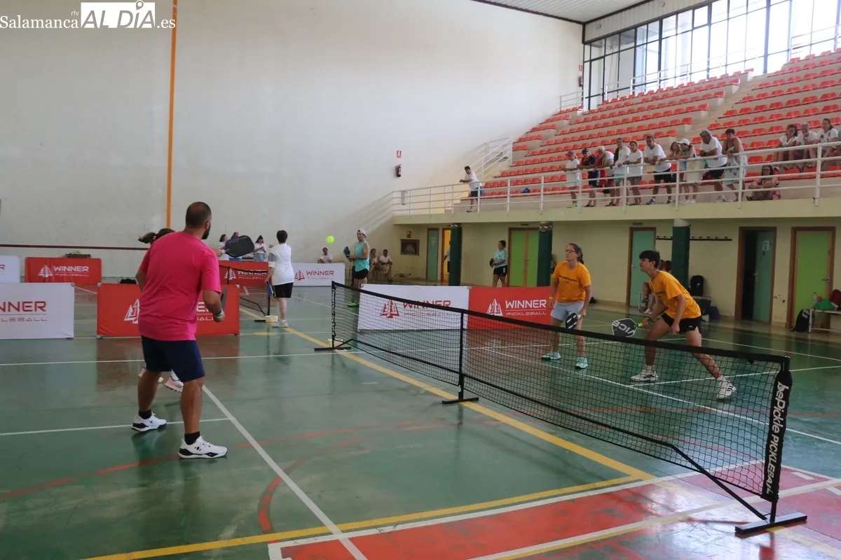 Éxito del II Torneo de Pickleball 'Arribes del Duero' celebrado este fin de semana en Aldeadávila de la Ribera / CORRAL