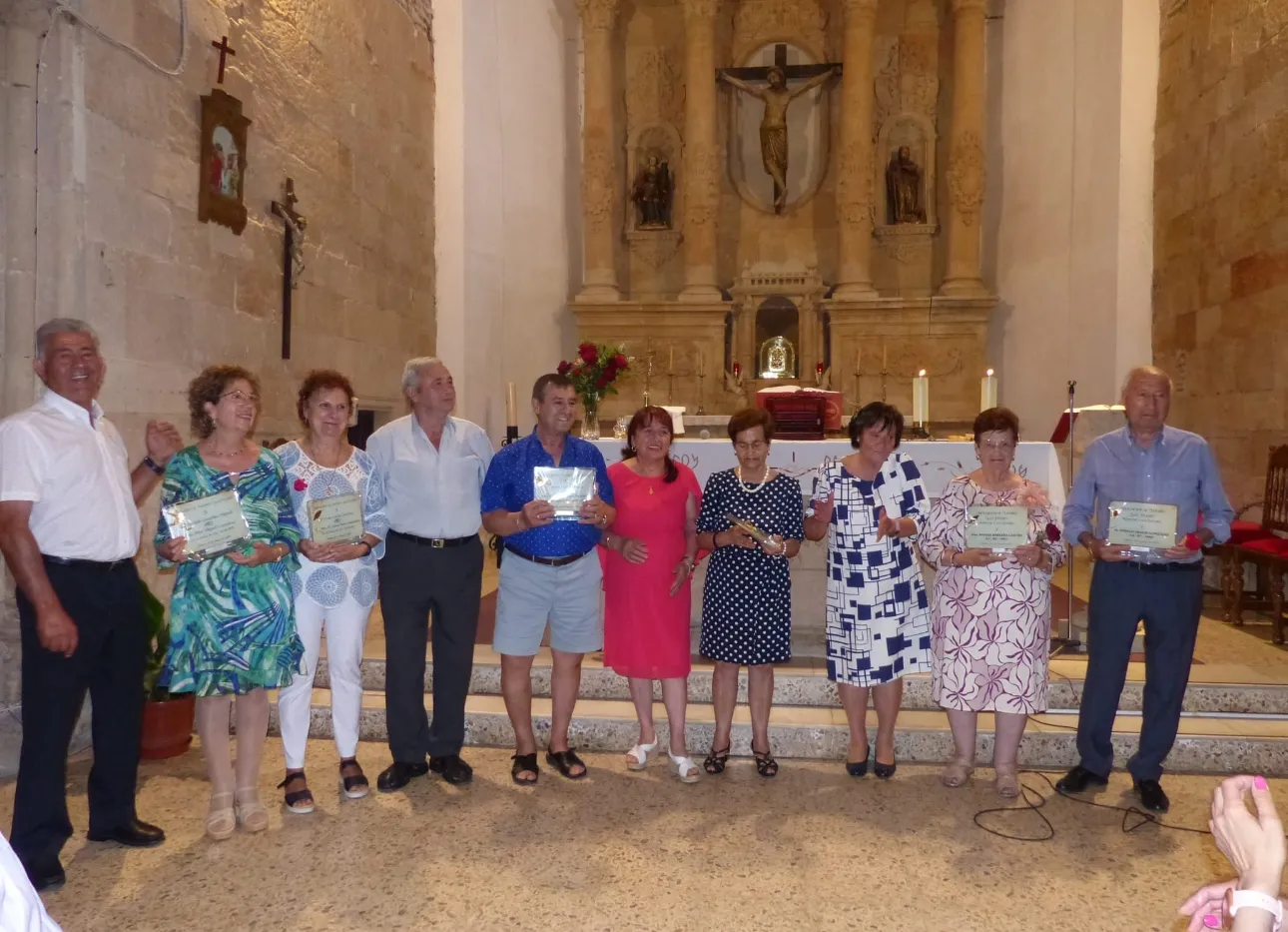Foto 2 - Emociones y buen ambiente durante la celebraci&oacute;n anual de la Asociaci&oacute;n de Mayores San Pedro de Villoria