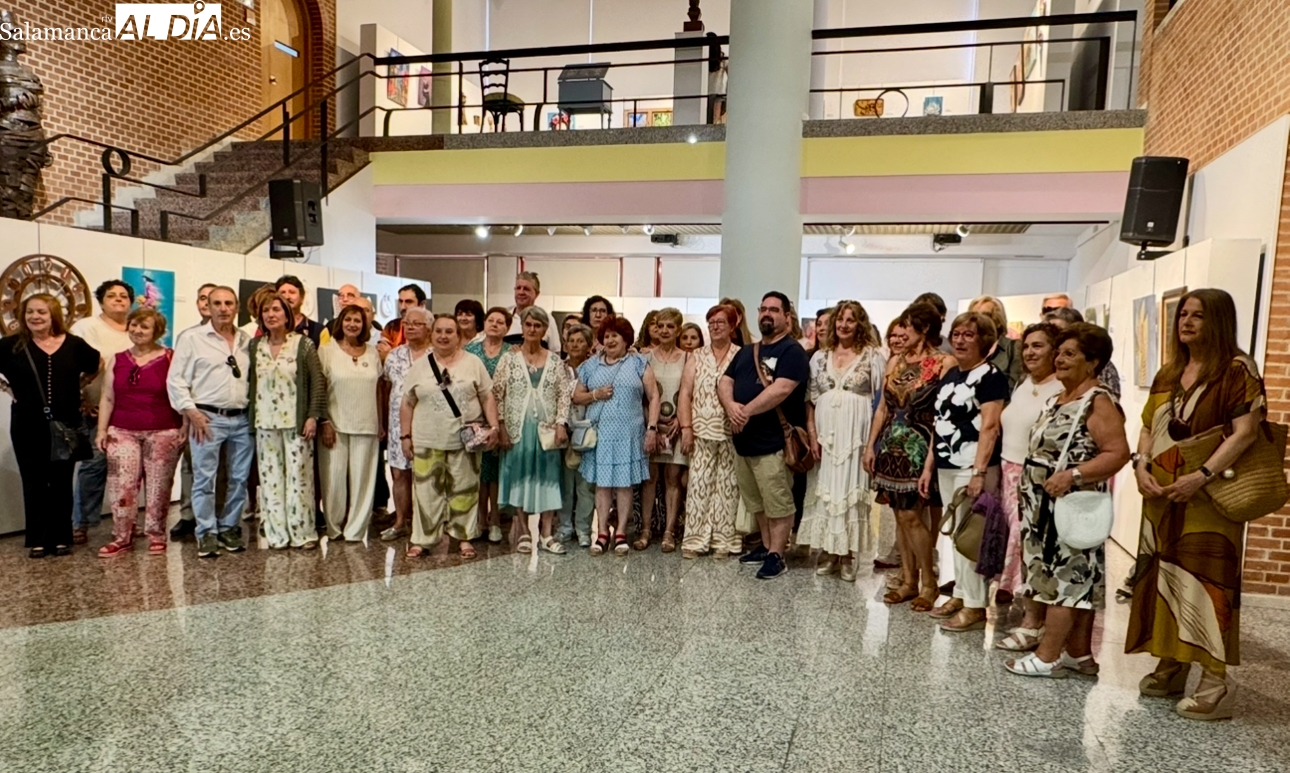 El CDS, abarrotado de creatividad, con la exposición de las obras realizadas en los Talleres de Ocio y Tiempo Libre