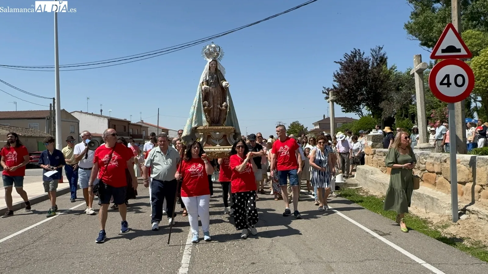 Procesión de la Virgen de la Misericordia en Cantalapiedra