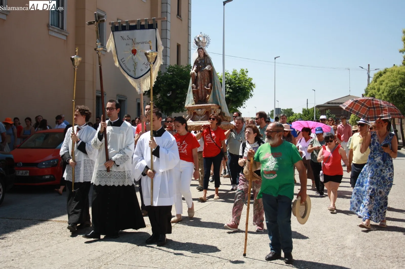 Procesión de la Virgen de la Misericordia en Cantalapiedra