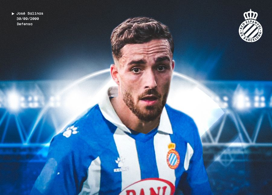 José Salinas ficha por el Espanyol para jugar en Primera